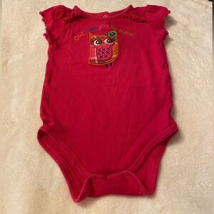 Okie Dokie Girl Onesie in Pink size 9M